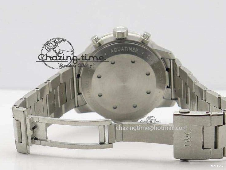 MIROTIME 0504 Classic Aquatimer Chrono IW376803 V6F 1:1 Best Edition Black Dial On SS Bracelet A 7361